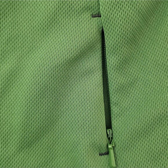 Alo Yoga Fresh N Livin Green Half-Zip Hoodie Sz M Lightweight Activewear - Picture 7 of 14